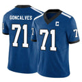 Elroe IN.Colts #71 Matt Goncalves Player Royal Limited Indiana Nights Alternate Vapor F.U.S.E. Home Game Stitched Jerseys