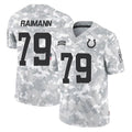 Elroe IN.Colts #79 Bernhard Raimann Player Arctic Camo Salute To Service Limited Game Stitched Jerseys