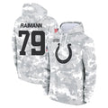 Elroe IN.Colts #79 Bernhard Raimann Player Arctic Camo Salute to Service Hoodies Limited Game Stitched Jerseys