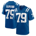 Elroe IN.Colts #79 Bernhard Raimann Player Royal Home Game Stitched Jerseys