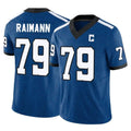 Elroe IN.Colts #79 Bernhard Raimann Player Royal Limited Indiana Nights Alternate Vapor F.U.S.E. Home Game Stitched Jerseys
