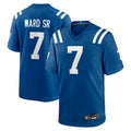 Elroe IN.Colts #7 Charvarius Ward Sr. Player Royal Home Game Stitched Jerseys