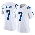 Elroe IN.Colts #7 Charvarius Ward Sr. Player White Limited Vapor F.U.S.E. Home Game Stitched Jerseys
