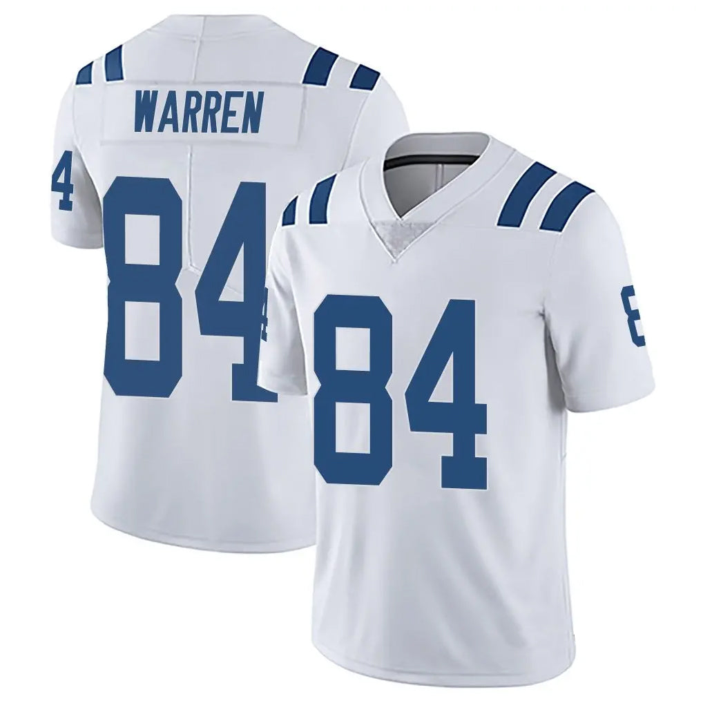 Elroe IN.Colts #84 Tyler Warren Player White Vapor Limited Stitched Jerseys