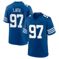 Elroe IN.Colts #97 Laiatu Latu Player Royal Limited Home Game Stitched Jerseys
