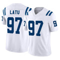 Elroe IN.Colts #97 Laiatu Latu Player White Limited Vapor F.U.S.E. Home Game Stitched Jerseys