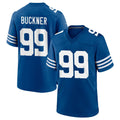Elroe IN.Colts #99 DeForest Buckner Player Royal Limited Home Game Stitched Jerseys