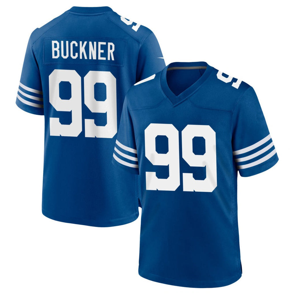 Elroe IN.Colts #99 DeForest Buckner Player Royal Limited Home Game Stitched Jerseys