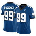 Elroe IN.Colts #99 DeForest Buckner Player Royal Limited Indiana Nights Alternate Vapor F.U.S.E. Home Game Stitched Jerseys