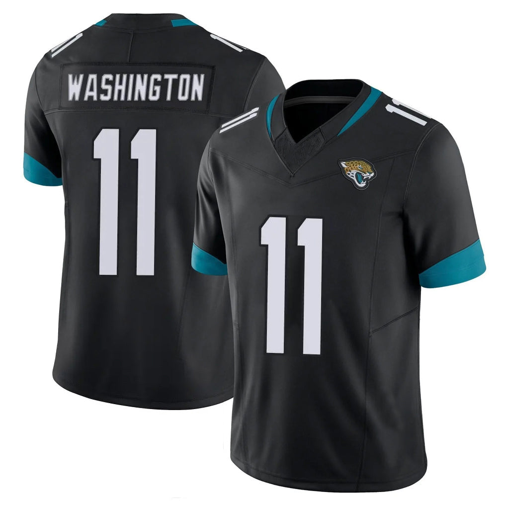 Elroe J.Jaguars #11 Parker Washington Player Black Vapor F.U.S.E. Limited Home Game Stitched Jerseys