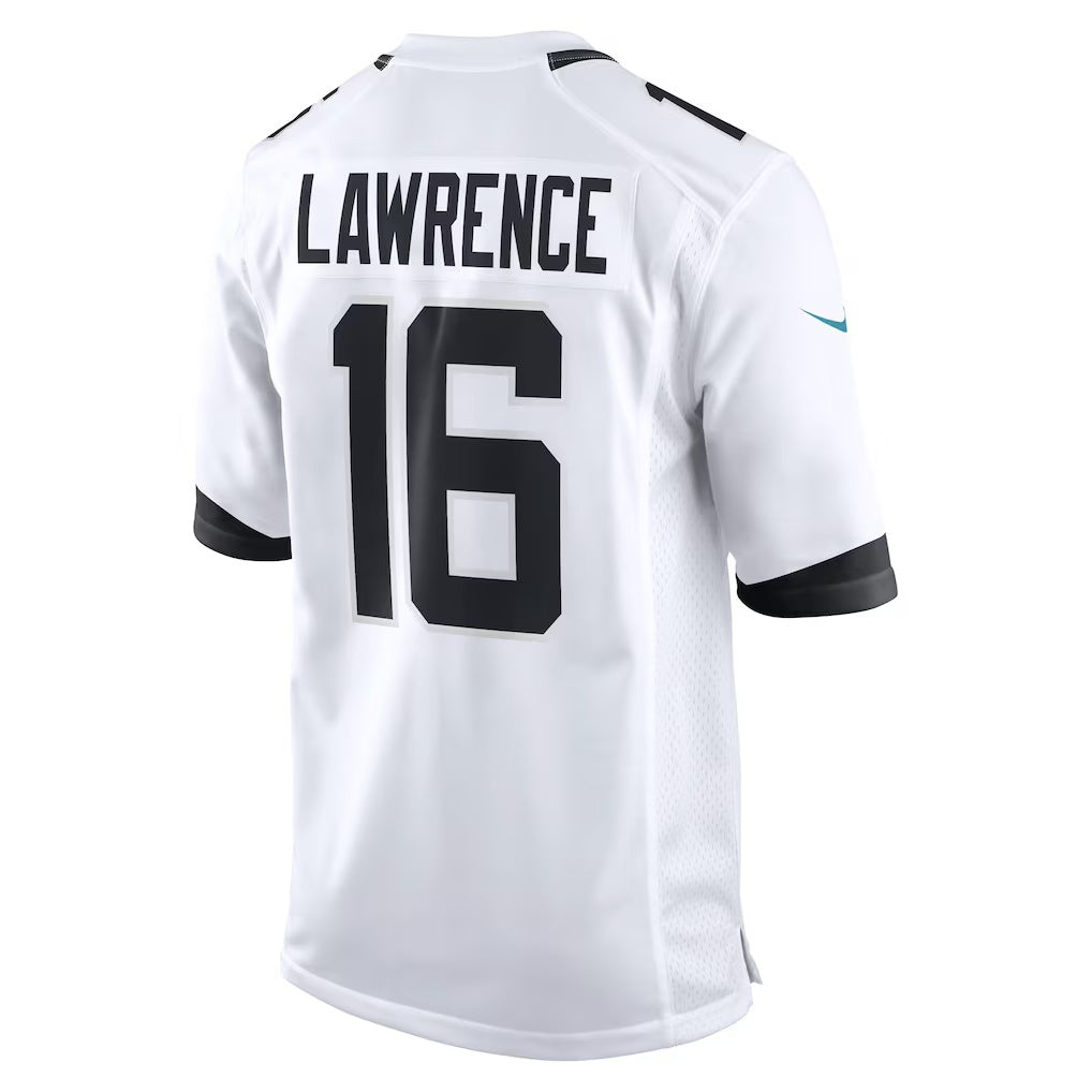 Elroe J.Jaguars #16 Trevor Lawrence White Game Stitched Jerseys