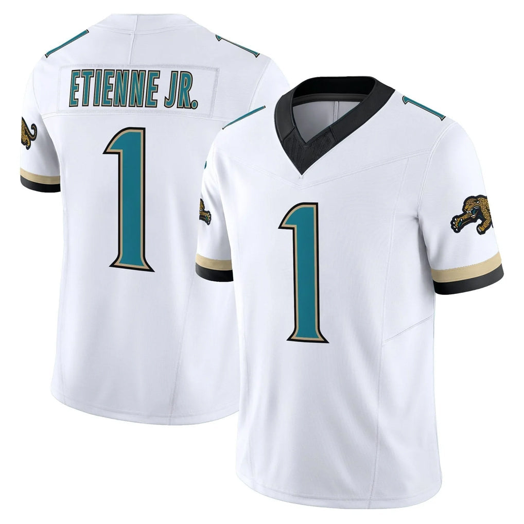 Elroe J.Jaguars #1 Montaric Brown Player White Prowler Throwback Vapor F.U.S.E. Limited Home Game Stitched Jerseys