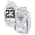 Elroe J.Jaguars #23 Foyesade Oluokun Player Arctic Camo Salute to Service Hoodies Limited Game Stitched Jerseys