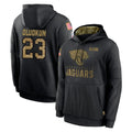 Elroe J.Jaguars #23 Foyesade Oluokun Player Black Salute to Service Hoodies Limited Game Stitched Jerseys