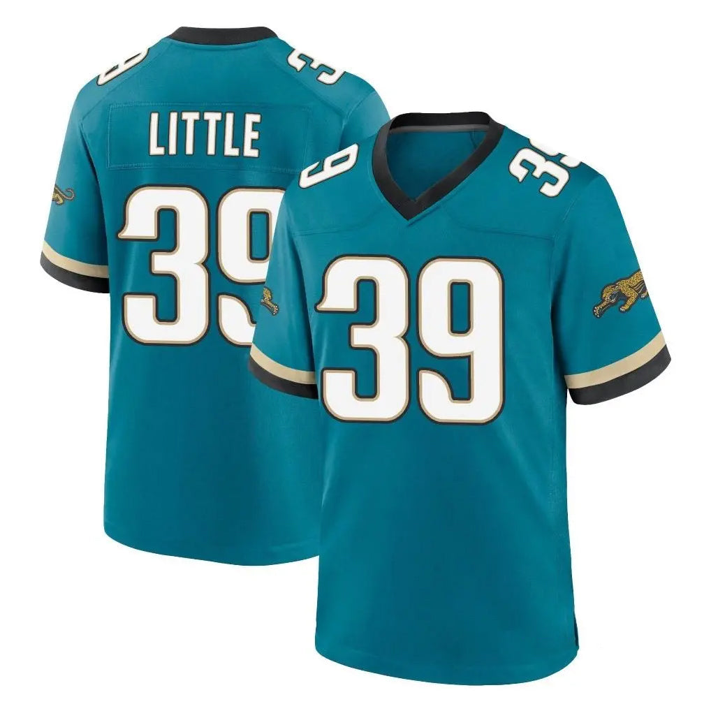 Elroe J.Jaguars #39 Cam Little Player Teal Prowler Throwback Limited Home Game Stitched Jerseys