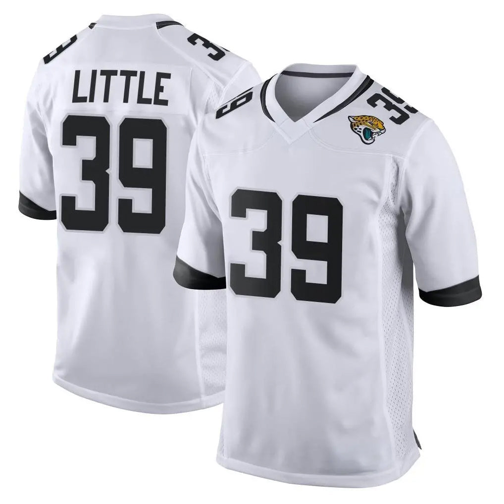 Elroe J.Jaguars #39 Cam Little Player White Home Game Stitched Jerseys