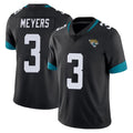 Elroe J.Jaguars #3 Jakobi Meyers Player Black Vapor Untouchable Limited Home Game Stitched Jerseys