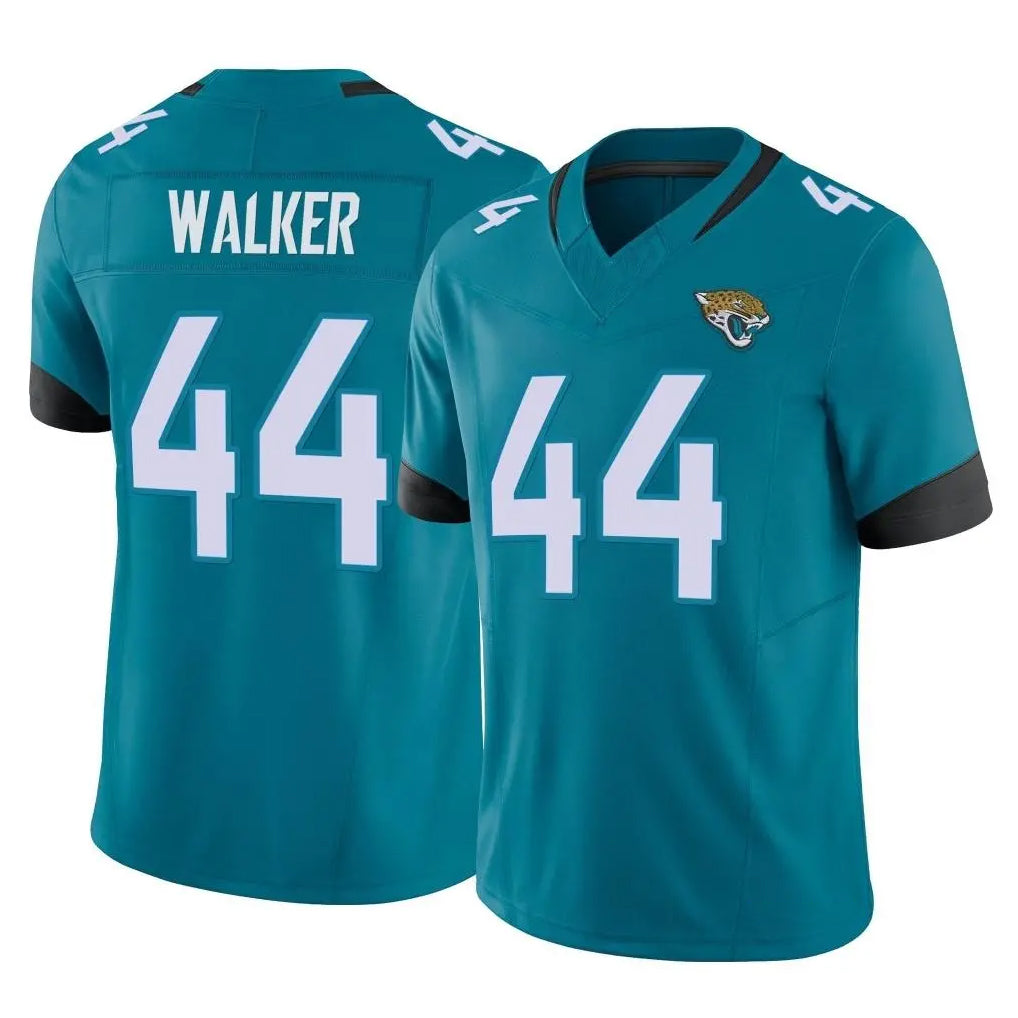 Elroe J.Jaguars #44 Travon Walker Player Teal Vapor F.U.S.E. Limited Home Game Stitched Jerseys
