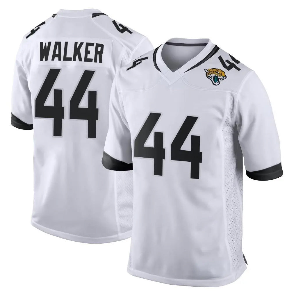 Elroe J.Jaguars #44 Travon Walker Player White Home Game Stitched Jerseys