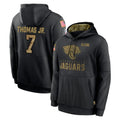 Elroe J.Jaguars #7 Brian Thomas Jr. Player Black Salute to Service Hoodies Limited Game Stitched Jerseys