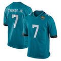 Elroe J.Jaguars #7 Brian Thomas Jr. Player Teal Home Game Stitched Jerseys