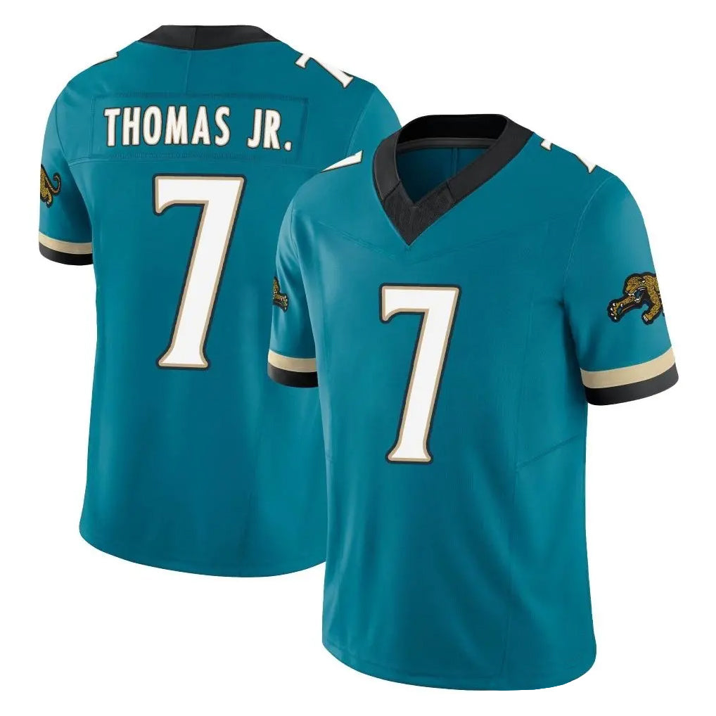 Elroe J.Jaguars #7 Brian Thomas Jr. Player Teal Prowler Throwback Vapor F.U.S.E. Limited Home Game Stitched Jerseys