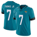 Elroe J.Jaguars #7 Brian Thomas Jr. Player Teal Vapor Untouchable Limited Home Game Stitched Jerseys