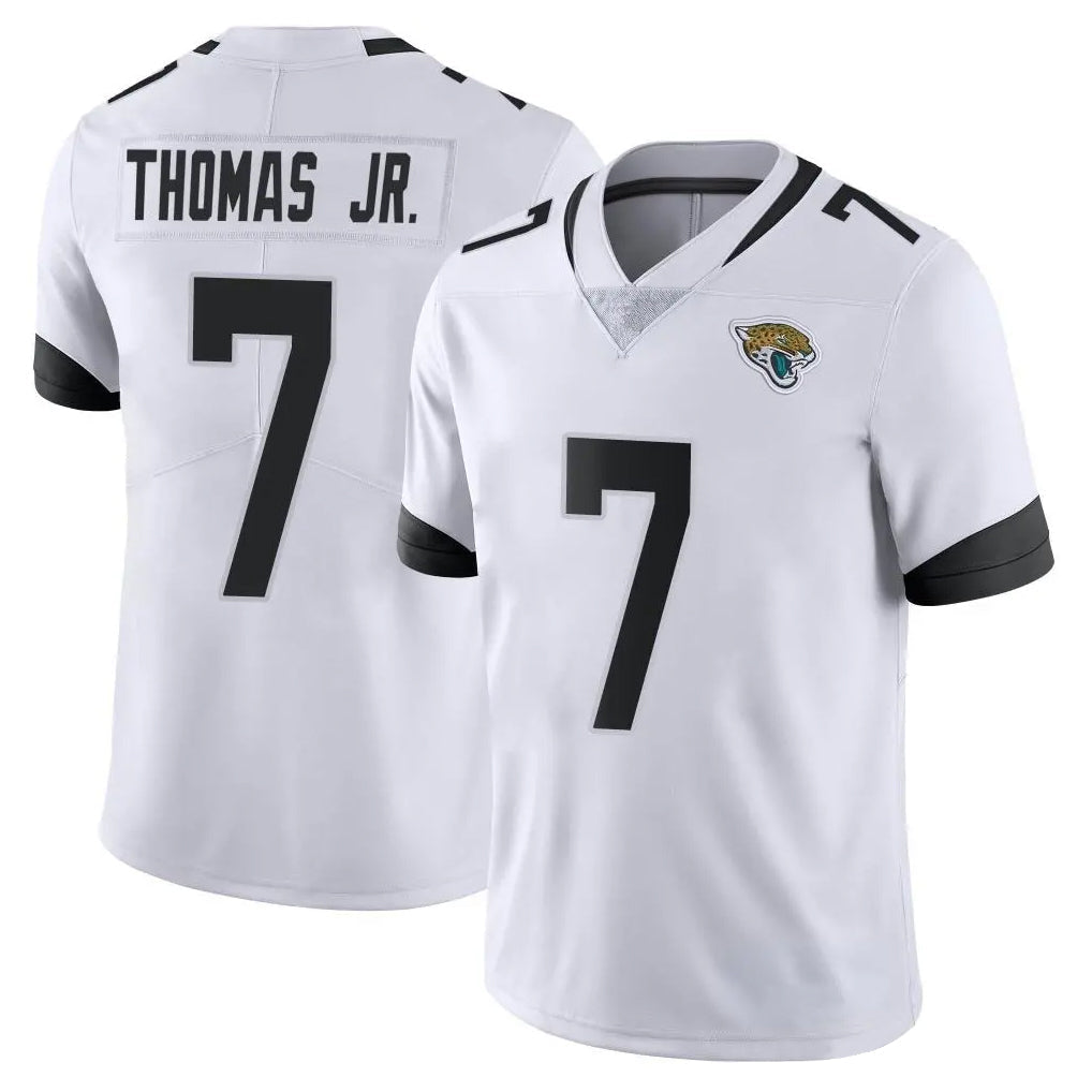 Elroe J.Jaguars #7 Brian Thomas Jr. Player White Vapor Untouchable Limited Home Game Stitched Jerseys