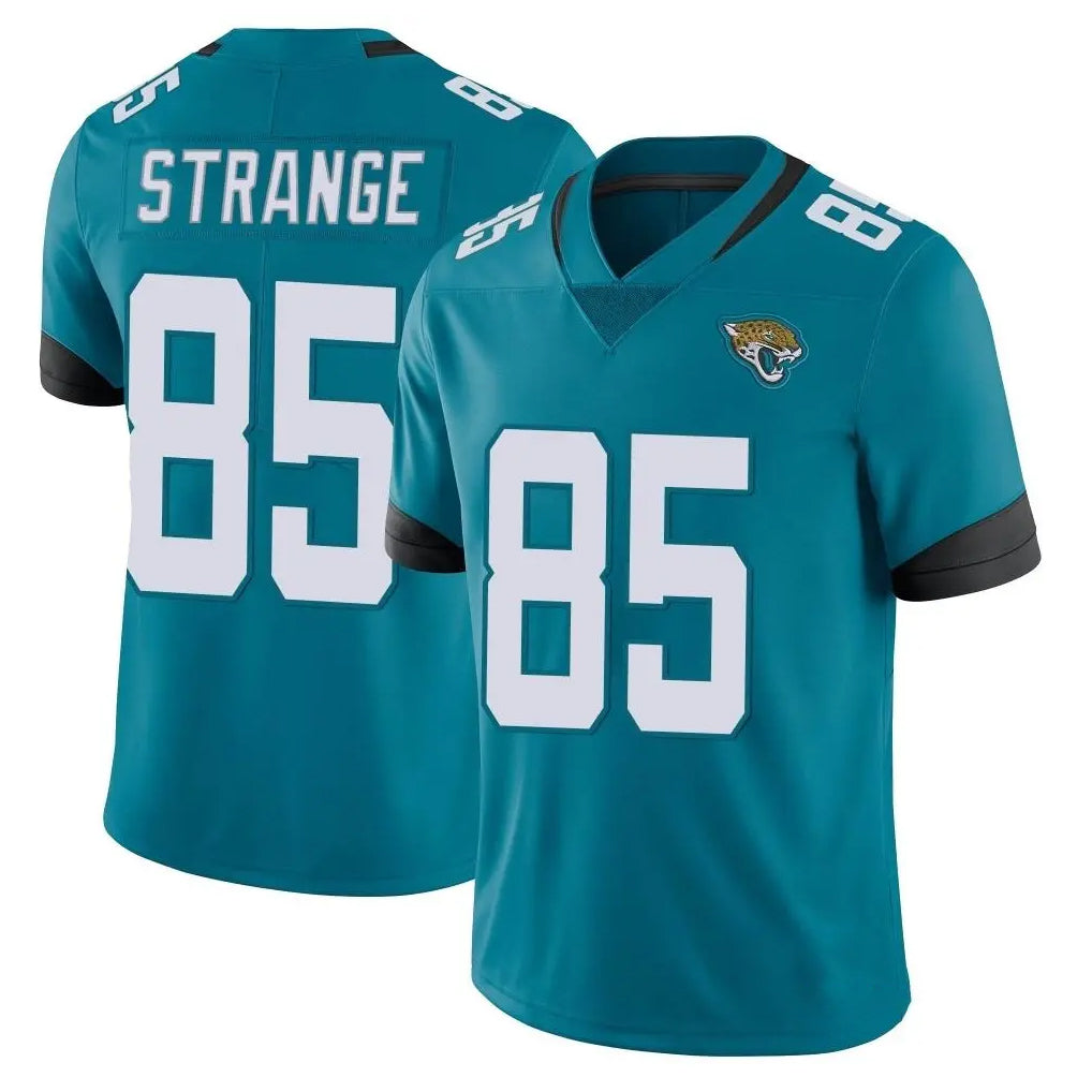 Elroe J.Jaguars #85 Brenton Strange Player Teal Vapor Untouchable Limited Home Game Stitched Jerseys