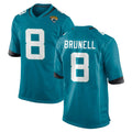 Elroe J.Jaguars #8 Mark Brunell?Player Teal Home Game Stitched Jerseys