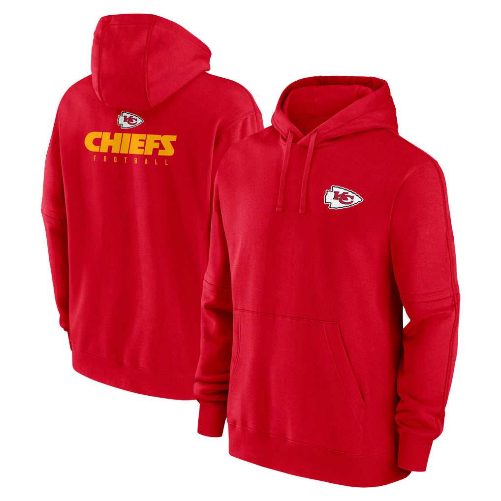 Elroe KC.Chiefs Red Pullover Hoodies Limited Blank Player Stitched Jerseys