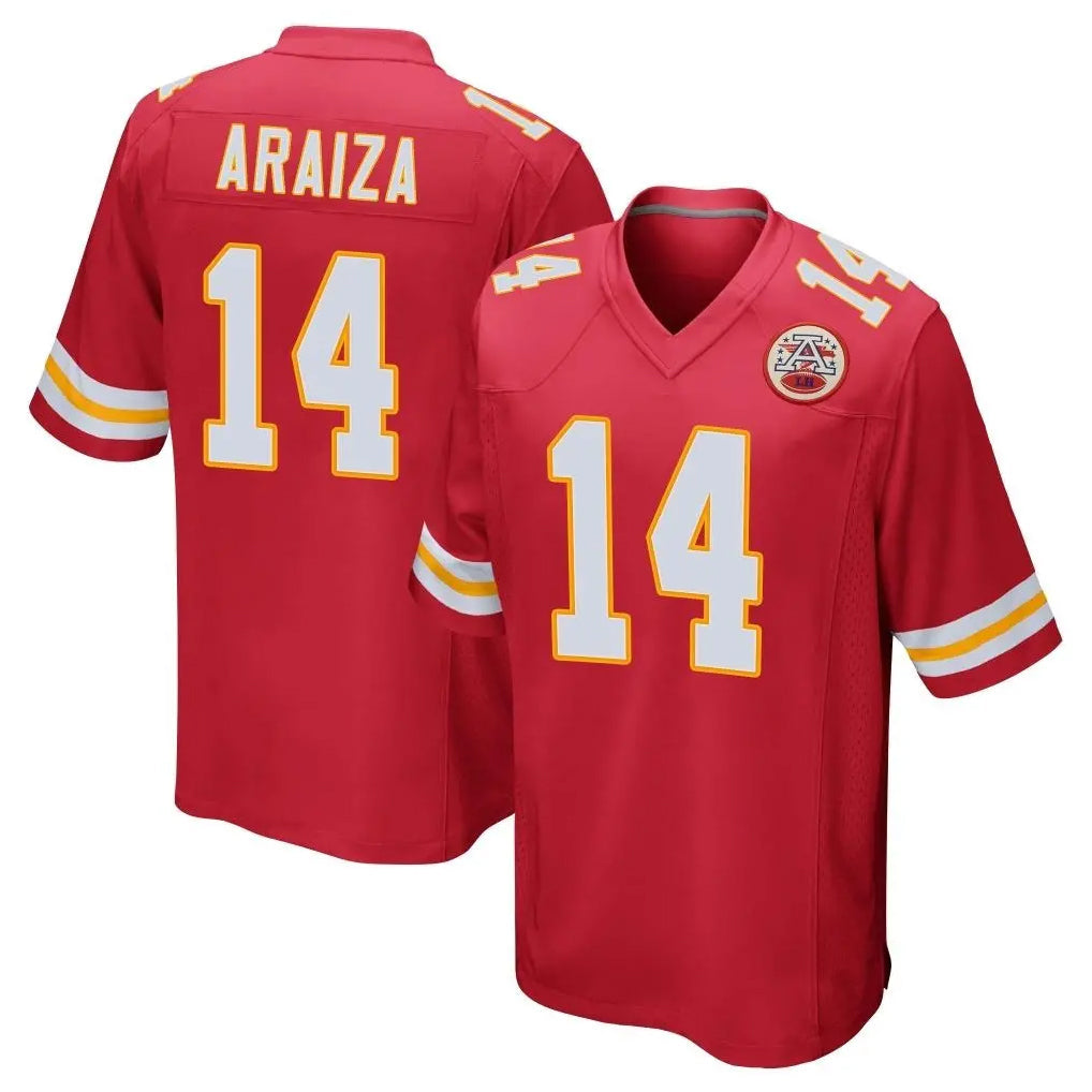 Elroe KC.Chiefs #14 Matt Araiza Player Red Home Game Stitched Jerseys