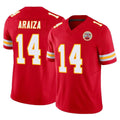 Elroe KC.Chiefs #14 Matt Araiza Player Red Limited Vapor F.U.S.E. Home Game Stitched Jerseys