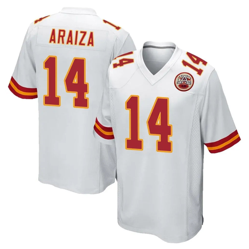 Elroe KC.Chiefs #14 Matt Araiza Player White Home Game Stitched Jerseys