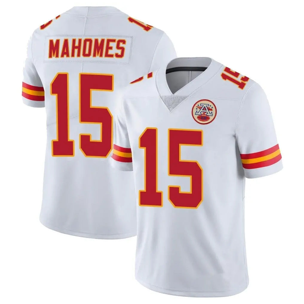 Elroe KC.Chiefs #15 Patrick Mahomes Player White Limited Vapor Untouchable Home Game Stitched Jerseys