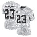 Elroe KC.Chiefs #23 Drue Tranquill Player Arctic Camo Salute To Service Limited Game Stitched Jerseys