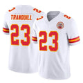 Elroe KC.Chiefs #23 Drue Tranquill Player White Limited Vapor F.U.S.E. Home Game Stitched Jerseys