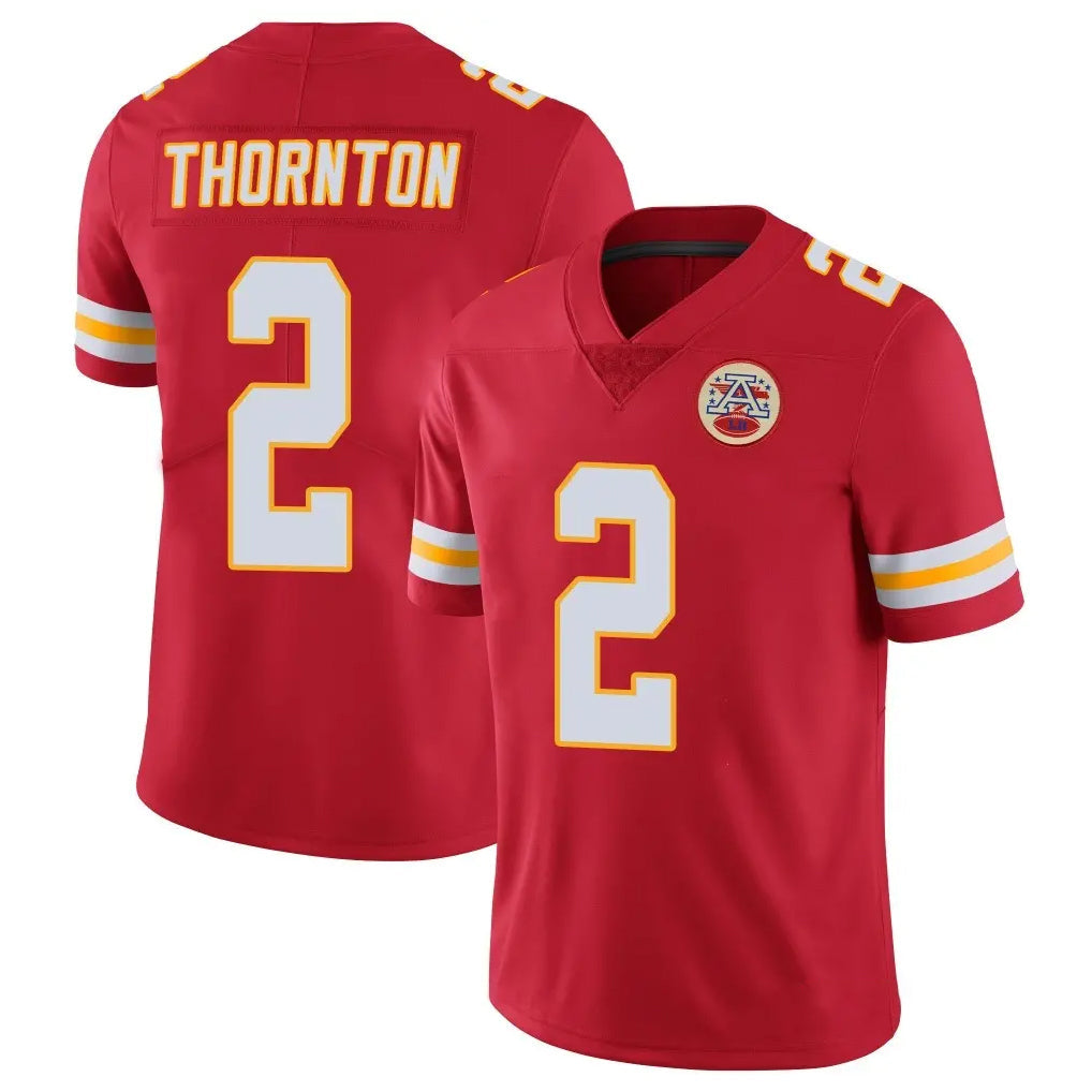Elroe KC.Chiefs #2 Tyquan Thornton Player Red Limited Vapor Untouchable Home Game Stitched Jerseys
