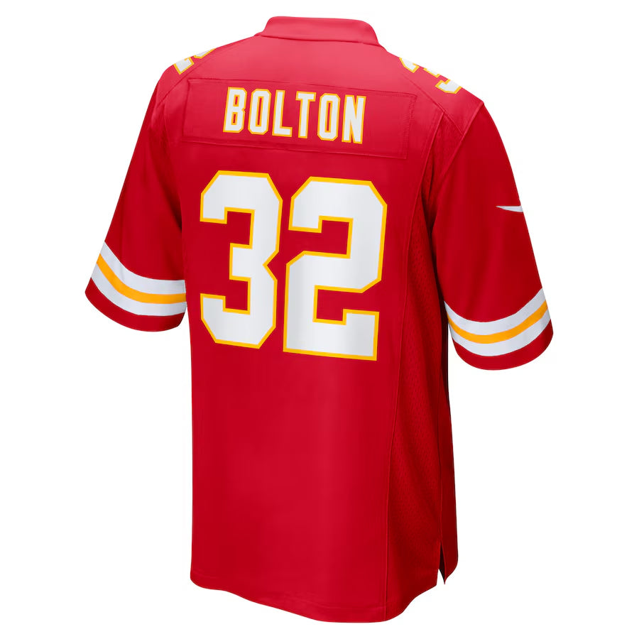 Elroe KC.Chiefs #32 Nick Bolton Player Red Home Game Stitched Jerseys
