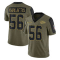 Elroe KC.Chiefs #56 George Karlaftis Player Olive Salute To Service Limited Game Stitched Jerseys