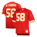 Elroe KC.Chiefs #58 Derrick Thomas Player Red Mitchell & Ness 1994 Throwback Retired Stitched Jerseys