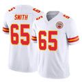 Elroe KC.Chiefs #65 Trey Smith Player White Limited Vapor F.U.S.E. Home Game Stitched Jerseys
