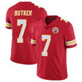 Elroe KC.Chiefs #7 Harrison Butker Player Red Limited Vapor Untouchable Home Game Stitched Jerseys