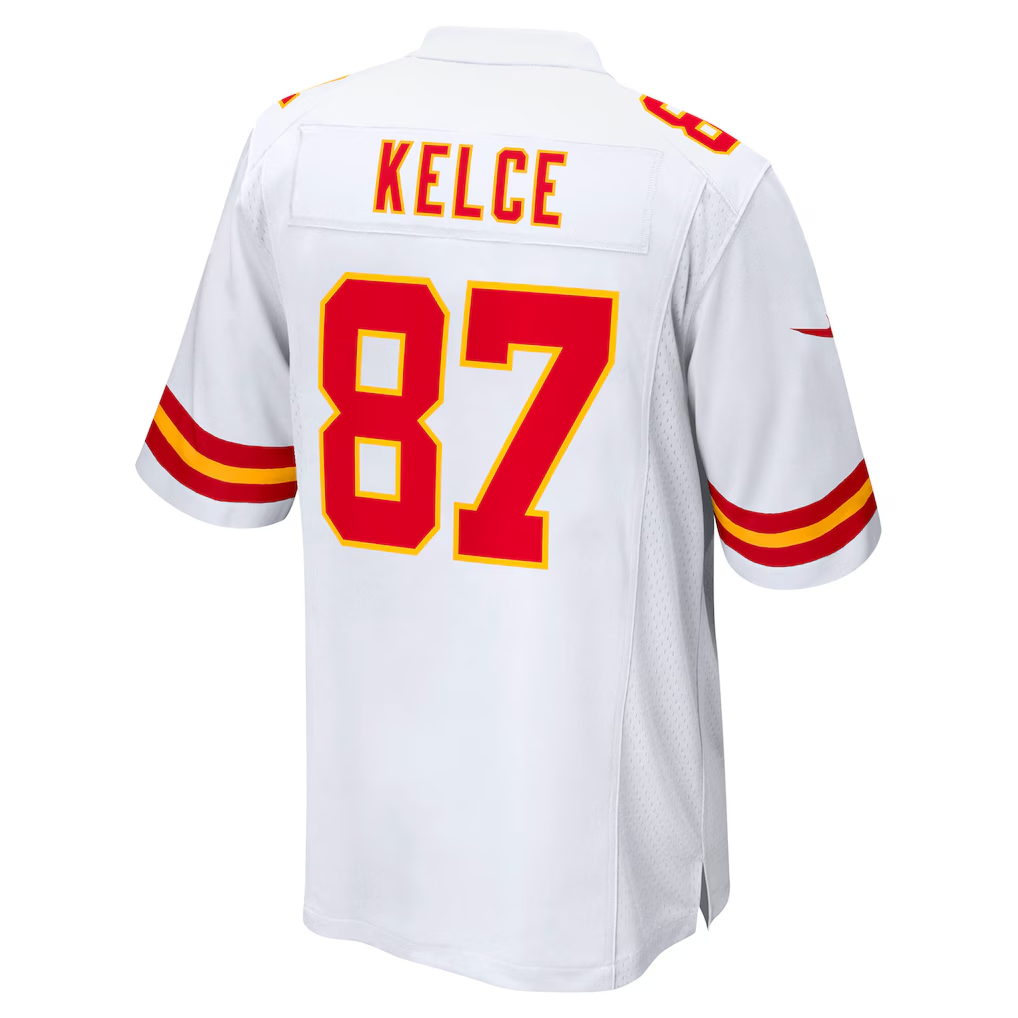 Elroe KC.Chiefs #87 Travis Kelce White Player Game Stitched Jerseys
