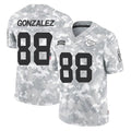 Elroe KC.Chiefs #88 Tony Gonzalez Player Arctic Camo Salute To Service Limited Game Stitched Jerseys
