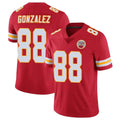Elroe KC.Chiefs #88 Tony Gonzalez Player Red Limited Vapor Untouchable Home Game Stitched Jerseys