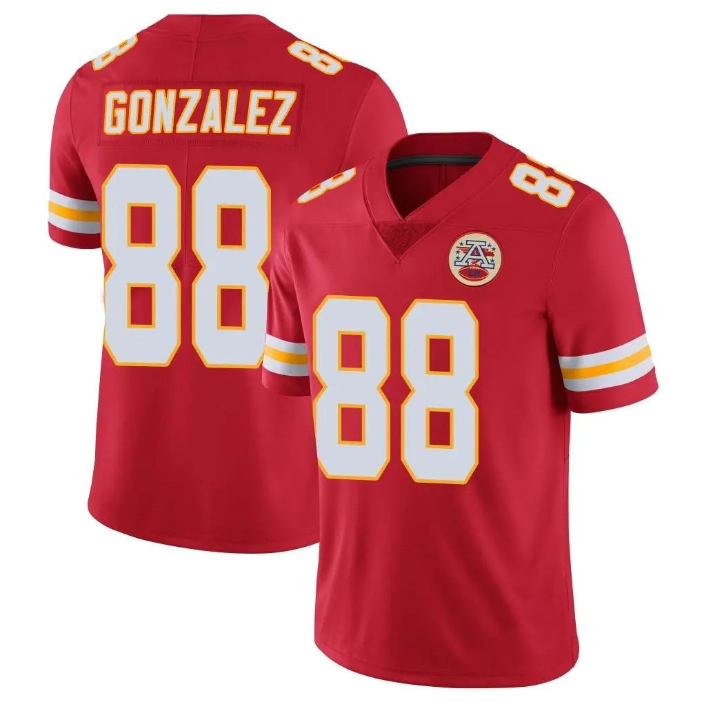 Elroe KC.Chiefs #88 Tony Gonzalez Player Red Limited Vapor Untouchable Home Game Stitched Jerseys