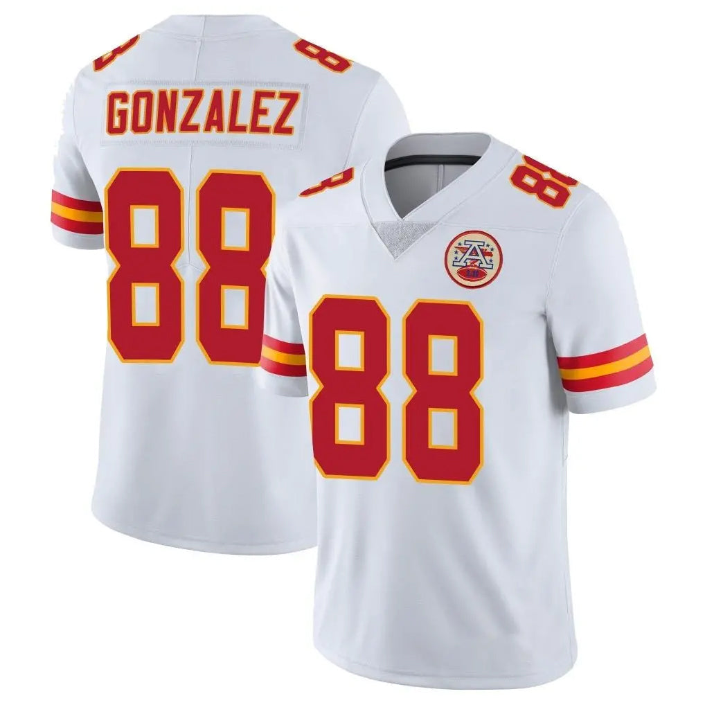 Elroe KC.Chiefs #88 Tony Gonzalez Player White Limited Vapor Untouchable Home Game Stitched Jerseys