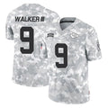 Elroe KC.Chiefs #9 Kenneth Walker III Player Arctic Camo Salute To Service Limited Game Stitched Jerseys