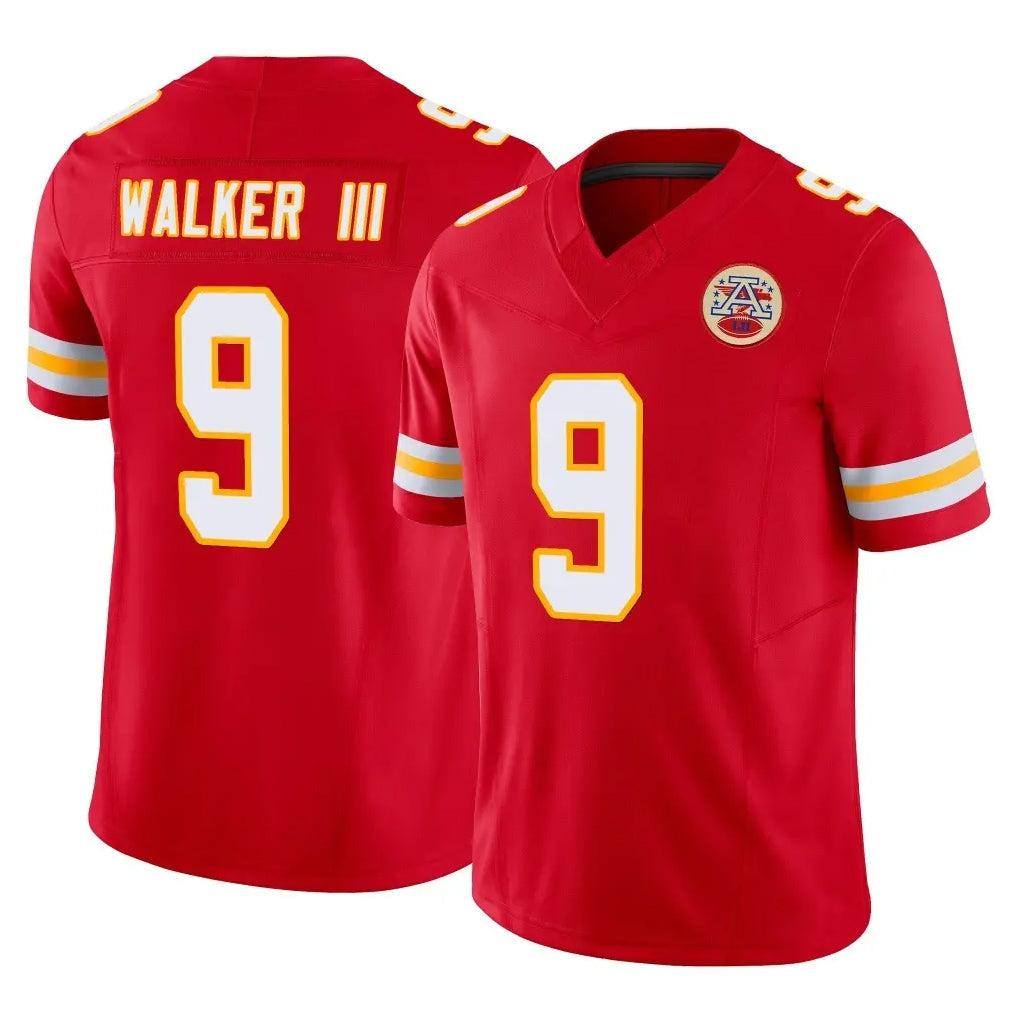 Elroe KC.Chiefs #9 Kenneth Walker III Player Red Limited Vapor F.U.S.E. Home Game Stitched Jerseys